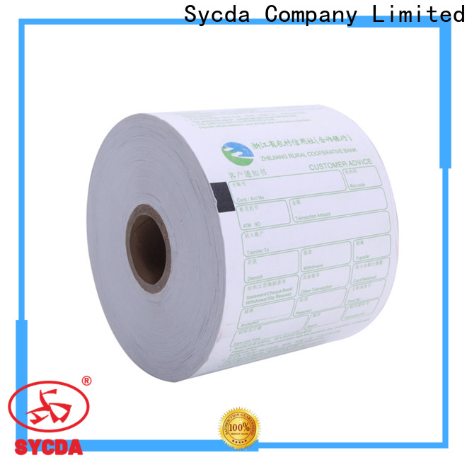 Sycda waterproof pos paper personalized for cashing system