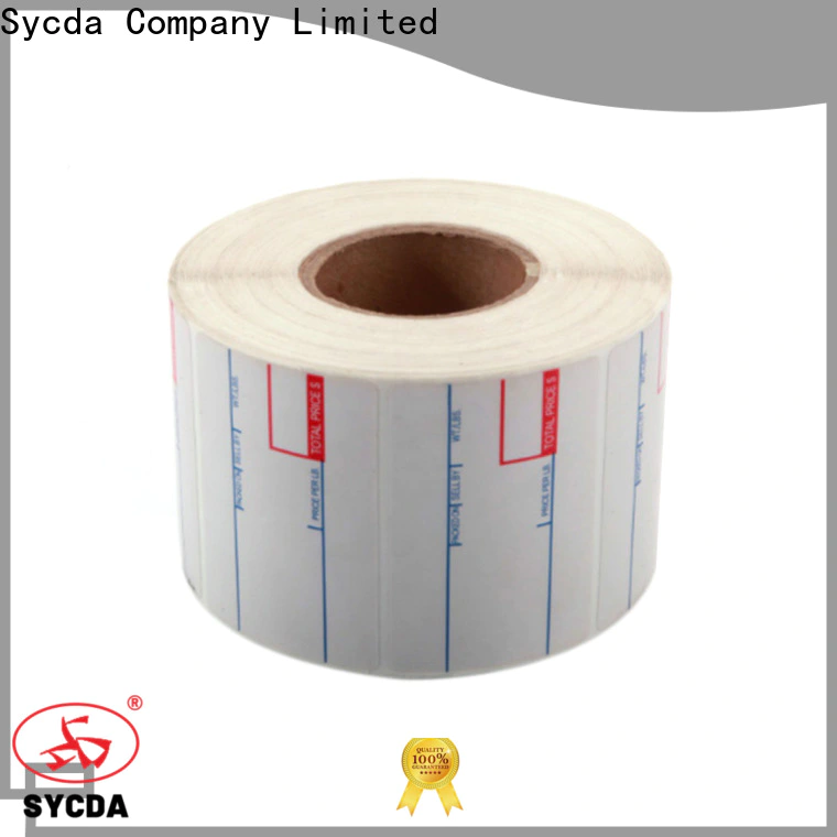 Sycda stick labels atdiscount for supermarket