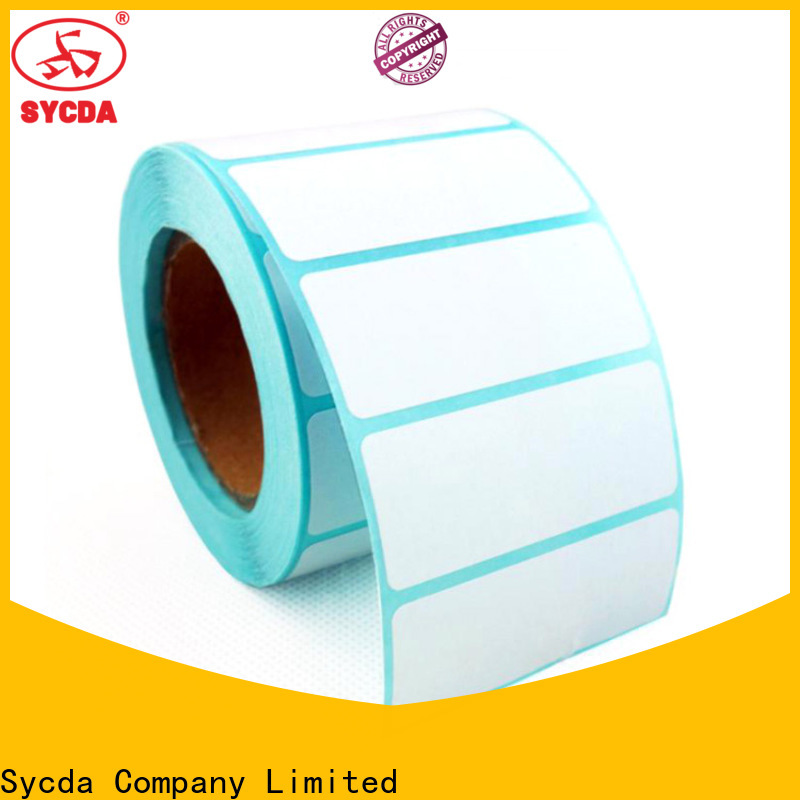 Sycda 55mm stick on labels factory for supermarket