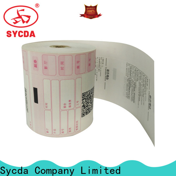 Sycda 80mm receipt paper personalized for cashing system