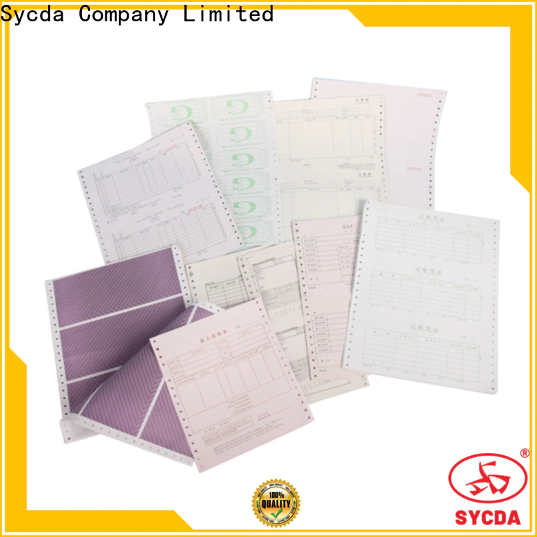 Sycda 610mm860mm ncr carbon paper manufacturer for banking