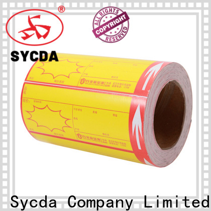Sycda silver removable labels with good price for hospital