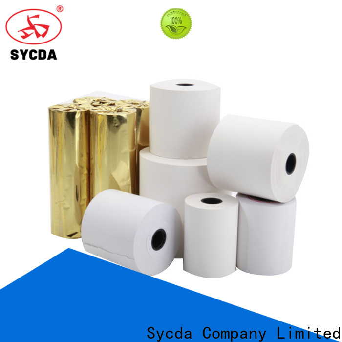 synthetic thermal printer rolls factory price for movie ticket
