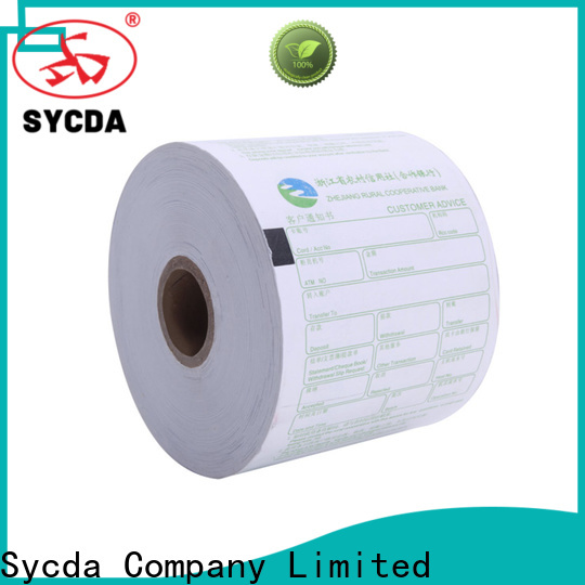 printed atm paper rolls factory price for cashing system