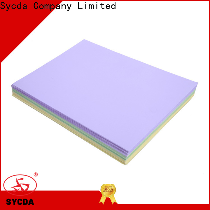 Sycda hot selling woodfree uncoated paper supplier for sale