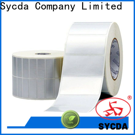 Sycda silver thermal labels atdiscount for hospital