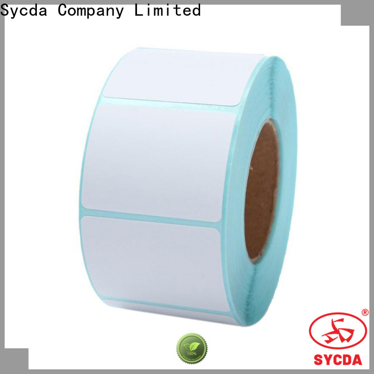 Sycda transparent printed self adhesive labels design for logistics