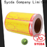 Sycda white self adhesive address labels design for logistics