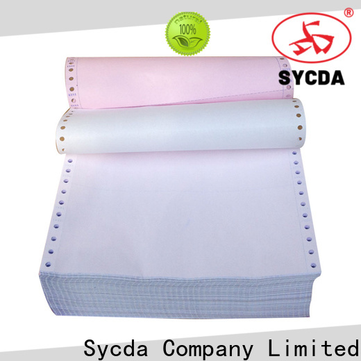 Sycda blank carbonless paper customized for supermarket