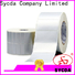 Sycda transparent printable sticker labels design for banking