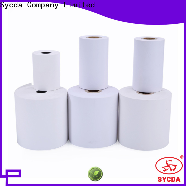 Sycda pos paper rolls personalized for hospitals