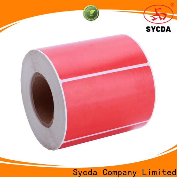 Sycda self adhesive stickers with good price for supermarket