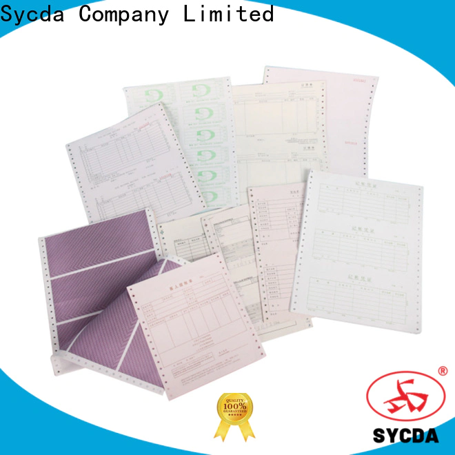 Sycda umbo roll  ncr carbonless paper manufacturer for computer