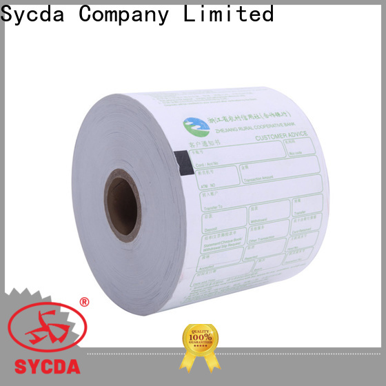 Sycda waterproof receipt paper roll supplier for logistics