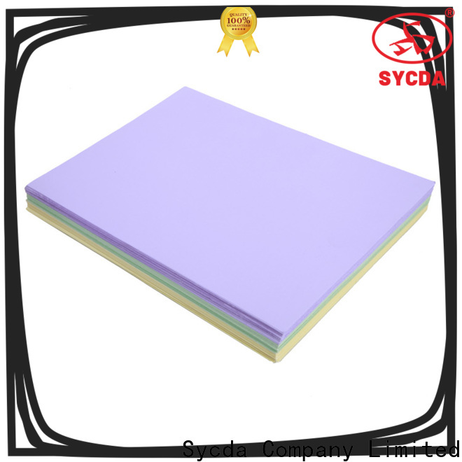 Sycda hot selling coated woodfree paper personalized for industrial