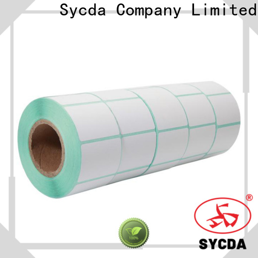 Sycda white self stick labels factory for logistics