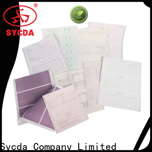Sycda 2 plys carbonless paper manufacturer for hospital