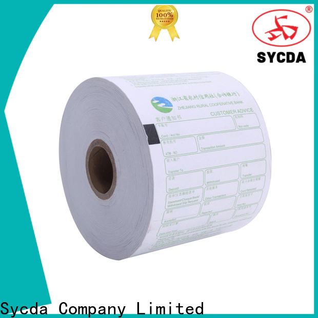 Sycda 57mm receipt paper roll personalized for logistics