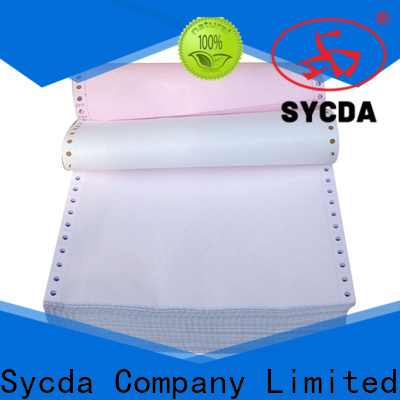 Sycda printed 2 plys ncr paper manufacturer for computer