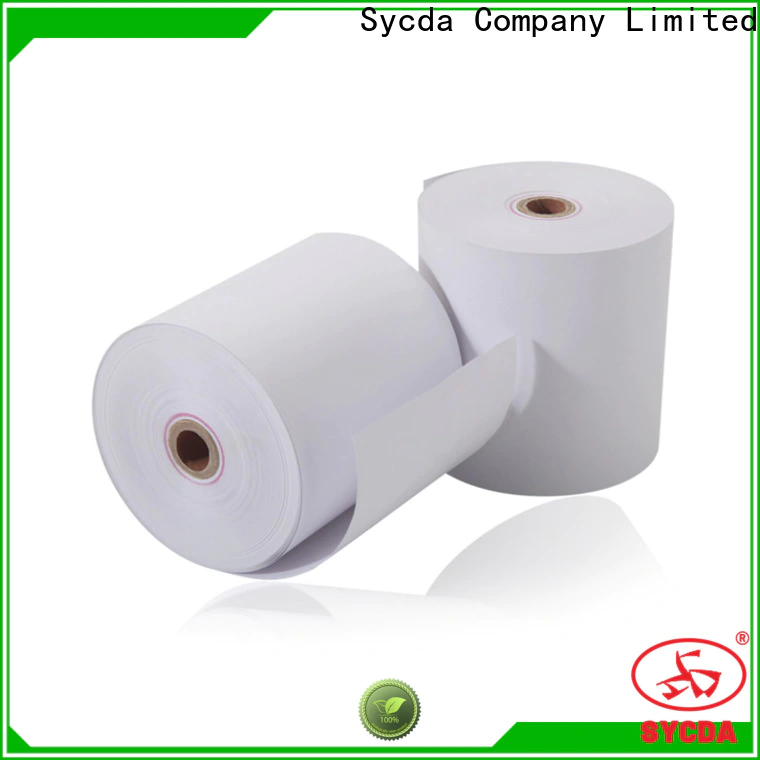 Sycda 57mm credit card paper rolls factory price for cashing system