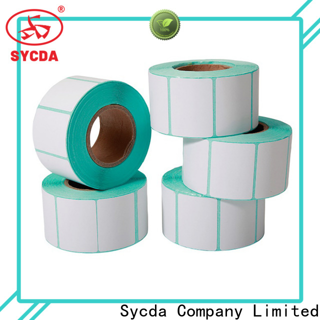 Sycda 30mm printed self adhesive labels atdiscount for banking