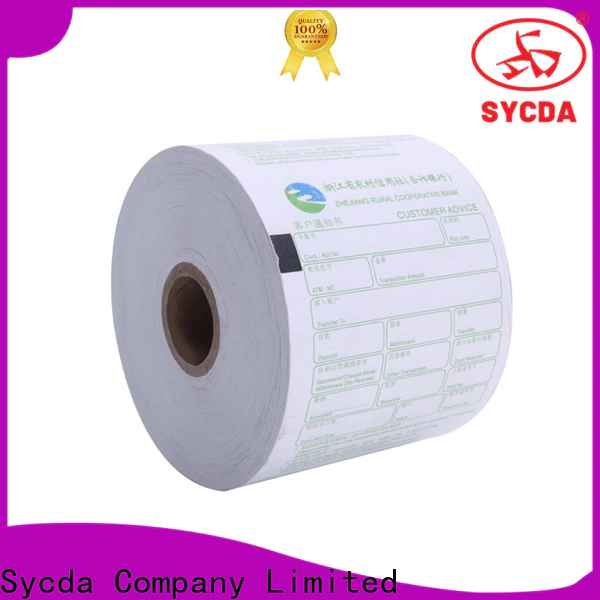 Sycda 110mm credit card paper wholesale for fax