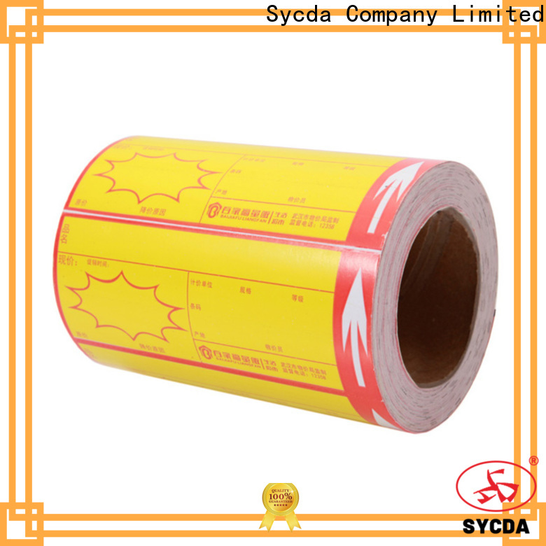Sycda thermal labels with good price for aviation field