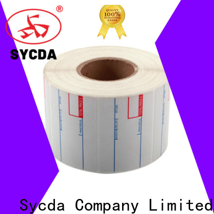 Sycda dyed self stick labels atdiscount for aviation field