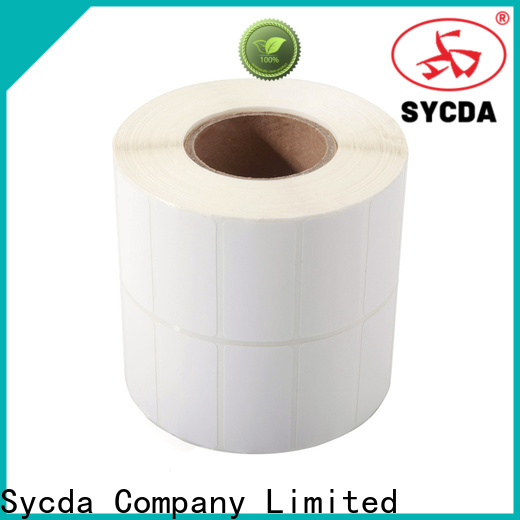 Sycda silver self adhesive labels design for aviation field