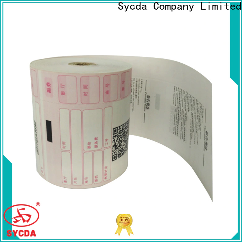 Sycda thermal rolls personalized for fax