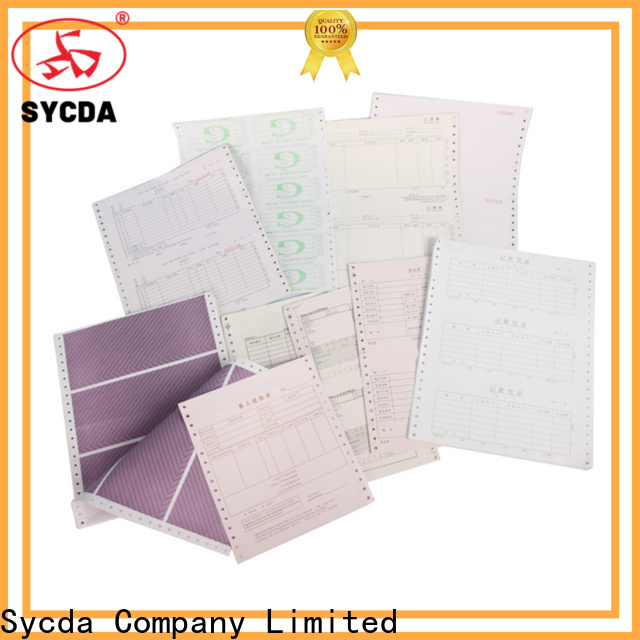 Sycda carbonless copy paper manufacturer for supermarket