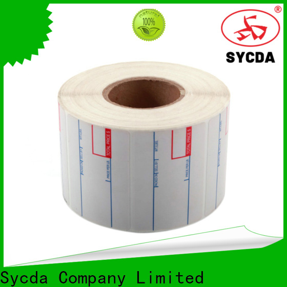 Sycda thermal labels design for hospital