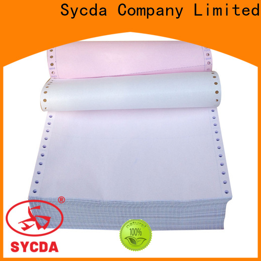 Sycda carbonless printer paper sheets for banking
