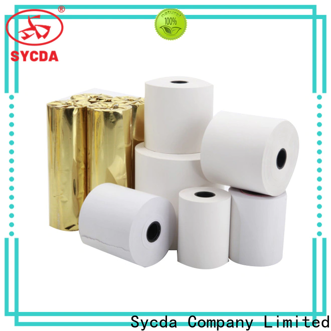 Sycda cash register tape personalized for logistics