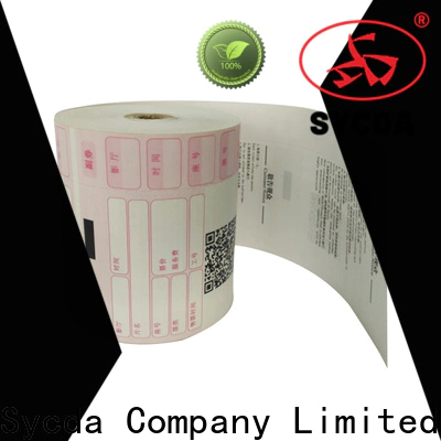 Sycda printed thermal printer paper personalized for retailing system