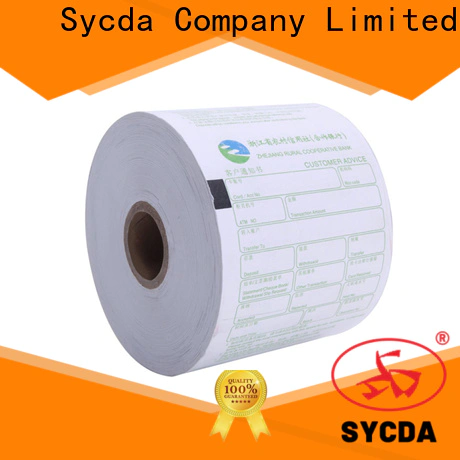 Sycda 110mm thermal paper rolls personalized for lottery