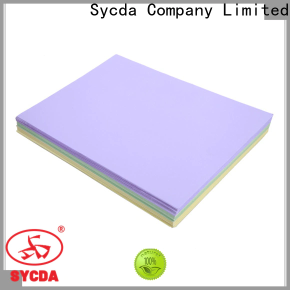 Sycda coated woodfree paper factory price for commercial