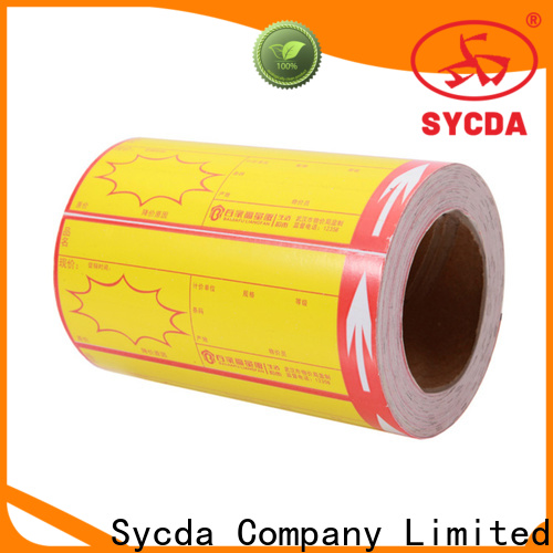 Sycda sticky label printing atdiscount for logistics