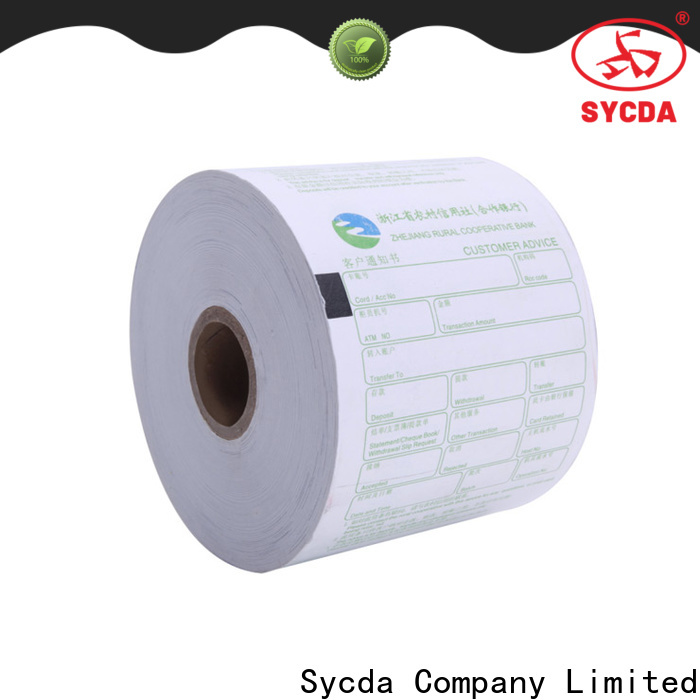 printed credit card paper rolls personalized for retailing system