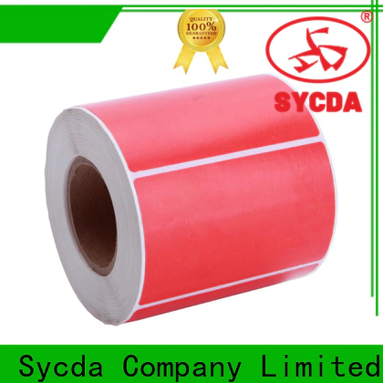 Sycda transparent self adhesive stickers atdiscount for supermarket