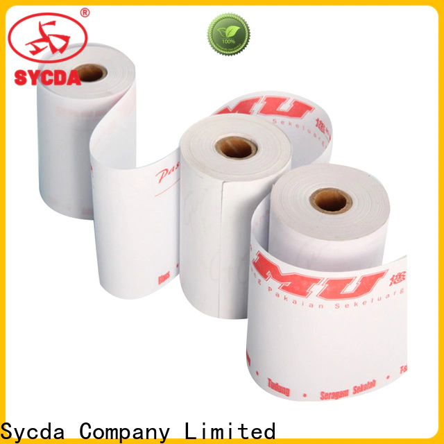 synthetic receipt paper roll personalized for cashing system