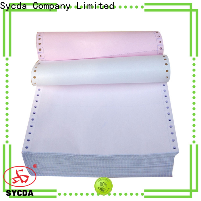 Sycda 2 plys ncr paper manufacturer for hospital