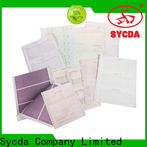 colorful blank carbonless paper series for banking