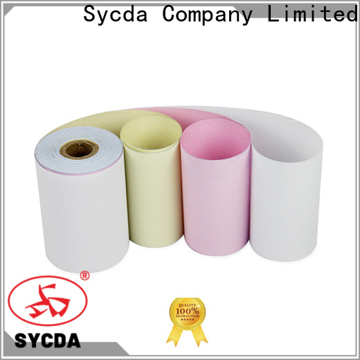 Sycda 2 plys carbonless paper customized for supermarket