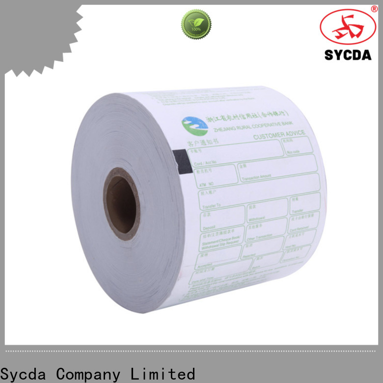 Sycda jumbo register rolls factory price for fax