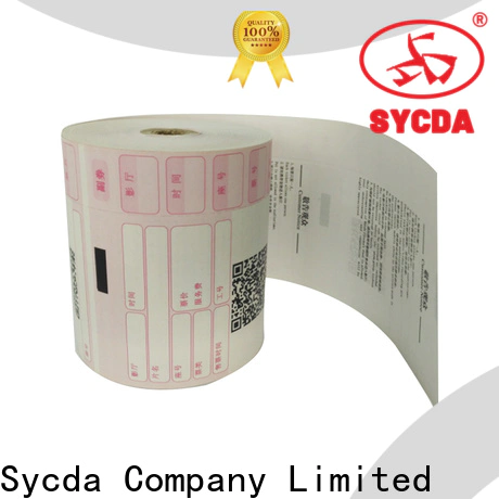 Sycda jumbo receipt paper roll supplier for cashing system