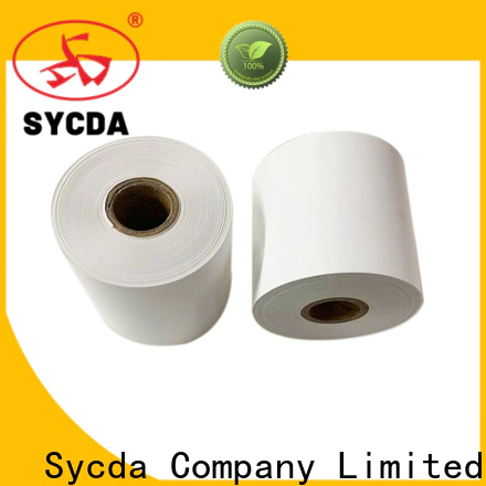 Sycda thermal receipt rolls personalized for logistics