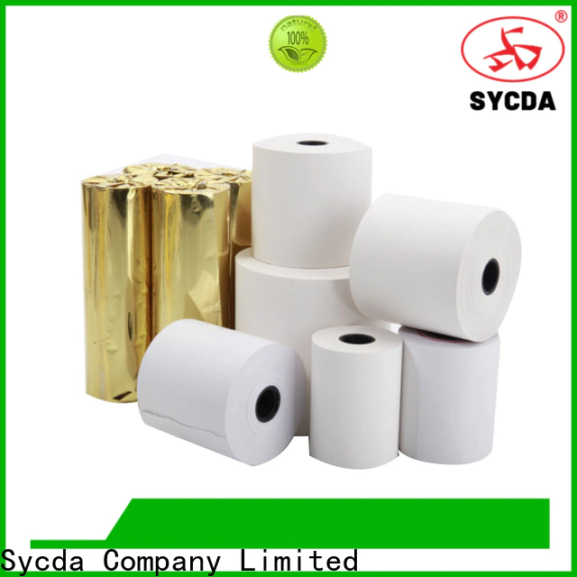 Sycda synthetic thermal paper roll price wholesale for retailing system