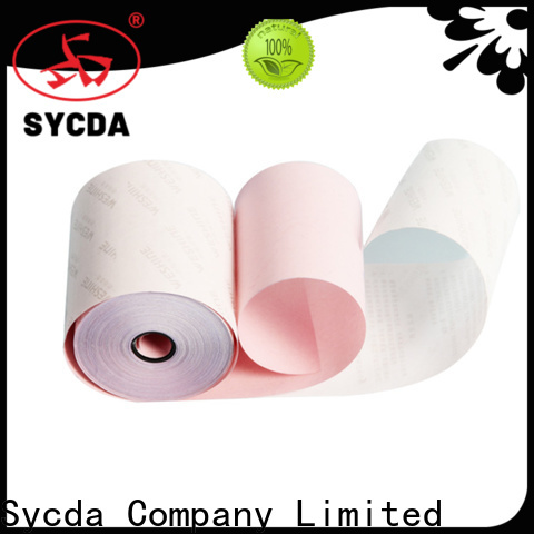Sycda printed 3 plys carbonless paper sheets for banking