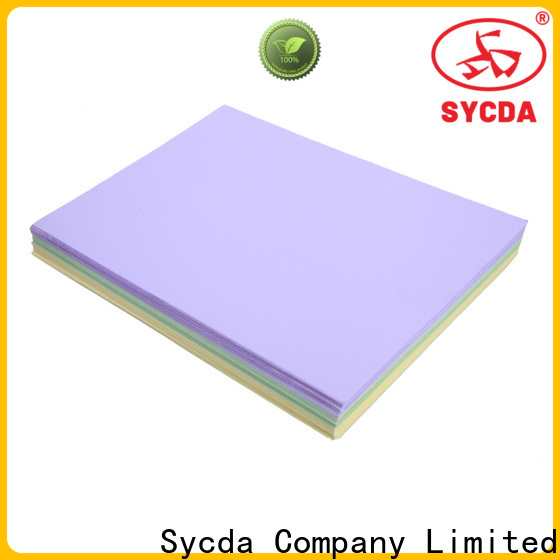 Sycda quality woodfree uncoated paper personalized for industry